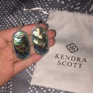 Kendra Scott Danielle silver drop earrings